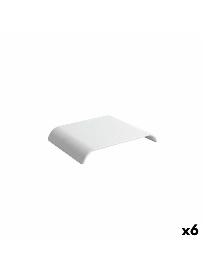 Snack tray Viejo Valle Continental White 17,6 x 16,2 x 3 cm (6 Units)