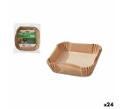 Set de bandejas para Alimentos Algon Freidora sin Aceite 24 cm 20 Piezas (24 Unidades)