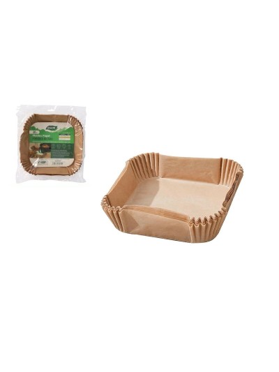 Set de bandejas para Alimentos Algon Freidora sin Aceite 24 cm 20 Piezas (24 Unidades)
