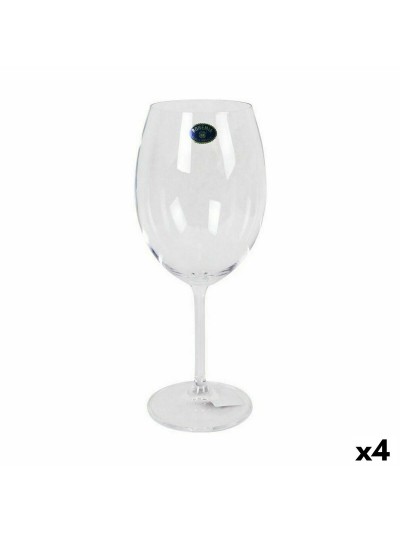 Set de Verres Bohemia Crystal Clara Vin 580 ml 6 Pièces (4 Unités)