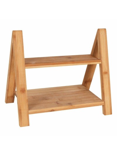 Serving board Viejo Valle Double height Bamboo 33 x 19,5 x 18 cm (2 Units)