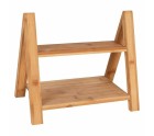 Serving board Viejo Valle Double height Bamboo 33 x 19,5 x 18 cm (2 Units)