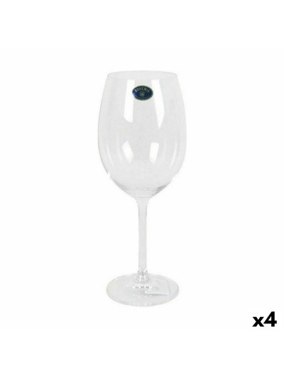 Set de Verres Bohemia Crystal Clara Vin 450 ml 6 Pièces (4 Unités)