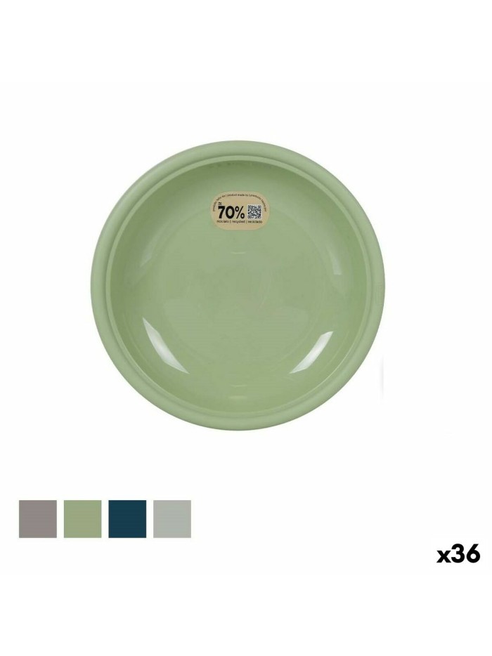 Plato de Postre Dem Inside 17 x 17 x 1,5 cm (36 Unidades)