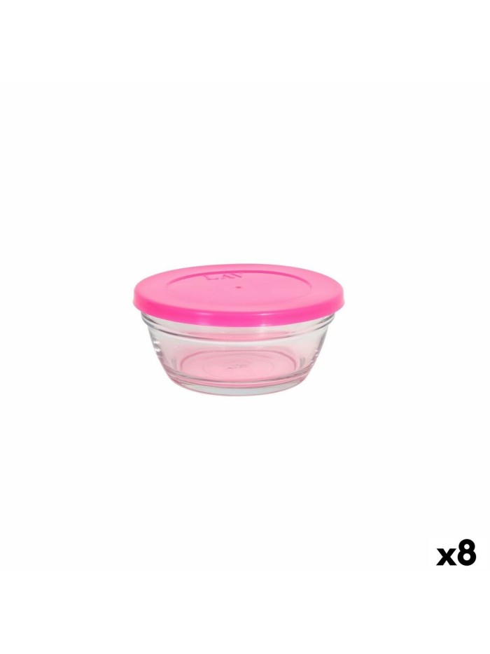 Set of bowls LAV With lid 250 ml 6 Pieces (8 Units)
