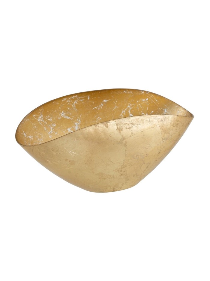 Bowl Golden Glass 38 x 20 cm