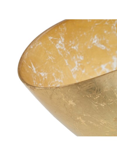 Bowl Golden Glass 38 x 20 cm
