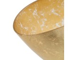Bowl Golden Glass 38 x 20 cm