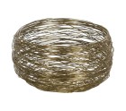 Cuenco Dorado Acero Inoxidable 27 x 27 x 16 cm