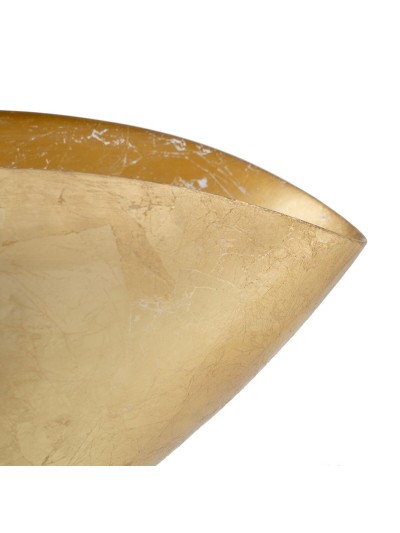 Bowl Golden Glass 38 x 20 cm