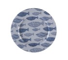 Bajo Plato Versa Peces Metal 33 x 1,5 x 33 cm