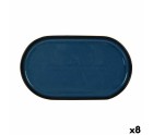 Bandeja de Aperitivos La Mediterránea Chester Azul Ovalado 30,5 x 17,5 x 2,8 cm (8 Unidades)