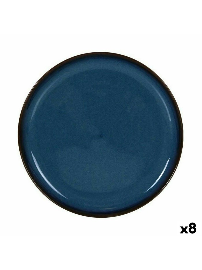 Plateau apéritif La Mediterránea Chester Bleu Ronde 24,3 x 2,5 cm (8 Unités)