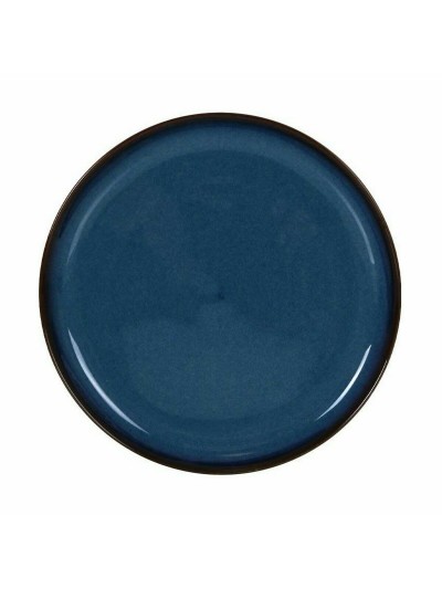 Snack tray La Mediterránea Chester Blue Circular 24,3 x 2,5 cm (8 Units)