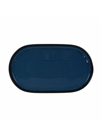 Bandeja de Aperitivos La Mediterránea Chester Azul Ovalado 36 x 20,5 x 3 cm (6 Unidades)