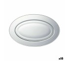 Fuente de Cocina Duralex Lys Ovalado 31 x 20 x 3 cm (18 Unidades)