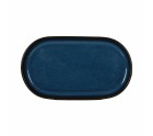 Bandeja de Aperitivos La Mediterránea Chester Azul Ovalado 20 x 11 x 1,5 cm (18 Unidades)