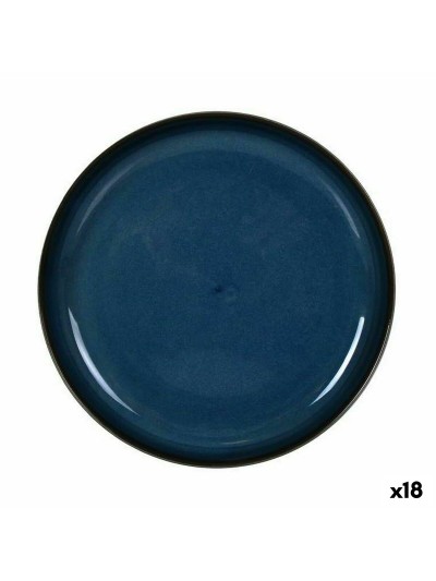 Bandeja de Aperitivos La Mediterránea Chester Azul Redonda 19,6 x 2,2 cm (18 Unidades)