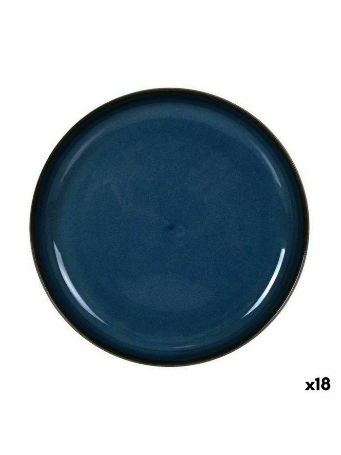 Bandeja de Aperitivos La Mediterránea Chester Azul Redonda 19,6 x 2,2 cm (18 Unidades)