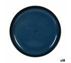 Plateau apéritif La Mediterránea Chester Bleu Ronde 19,6 x 2,2 cm (18 Unités)