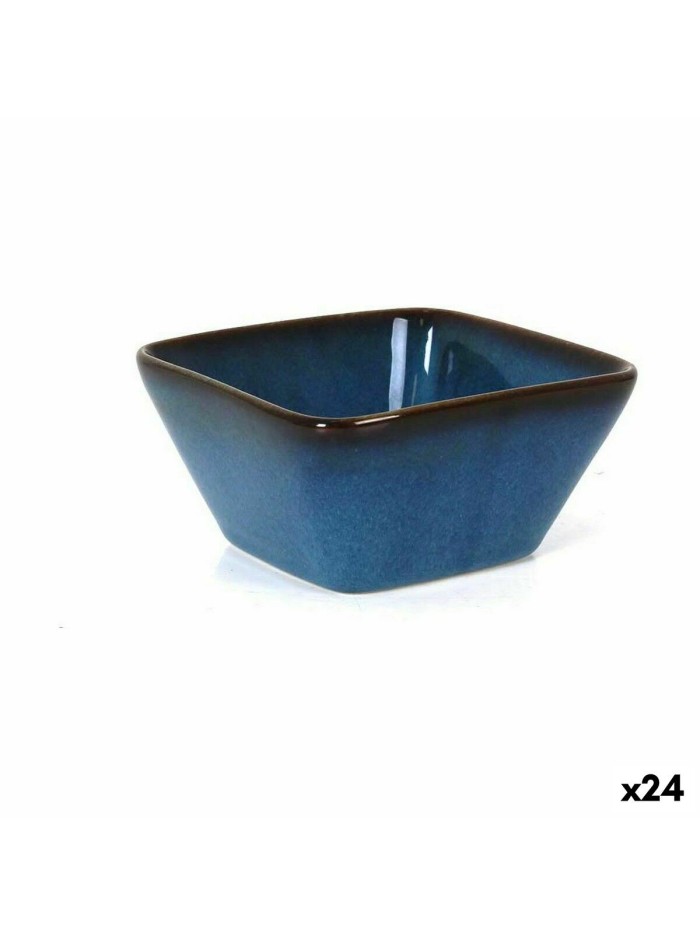 Bol La Mediterránea Pica-pica Bleu 10,5 x 5,3 cm (24 Unités)