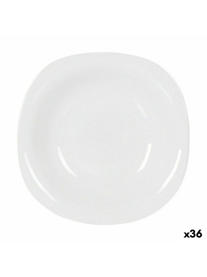 Plato Hondo La Mediterránea Palaos 21 x 21 x 3,5 cm (36 Unidades)
