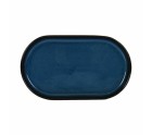 Bandeja de Aperitivos La Mediterránea Chester Azul Ovalado 25,3 x 13,5 x 2,6 cm (12 Unidades)