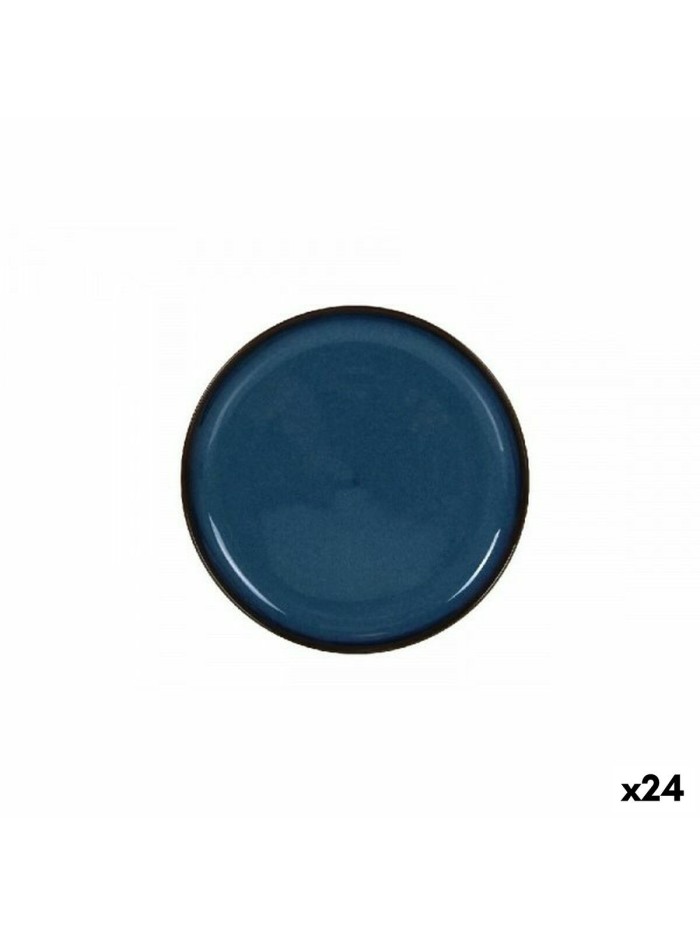 Snack tray La Mediterránea Chester Blue Circular 13,7 x 2 cm (24 Units)