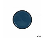 Snack tray La Mediterránea Chester Blue Circular 13,7 x 2 cm (24 Units)