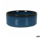Bol La Mediterránea Chester Bleu 13 x 13 x 5 cm (24 Unités)