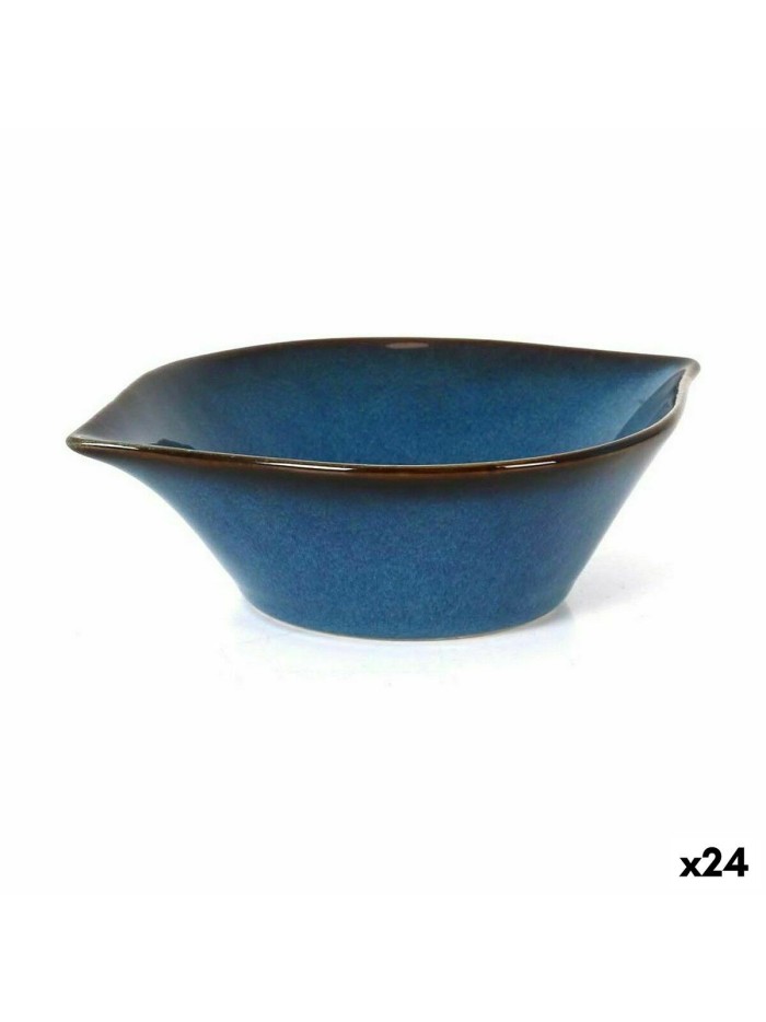 Bol La Mediterránea Pica-pica Bleu 15 x 11,7 x 4,4 cm (24 Unités)