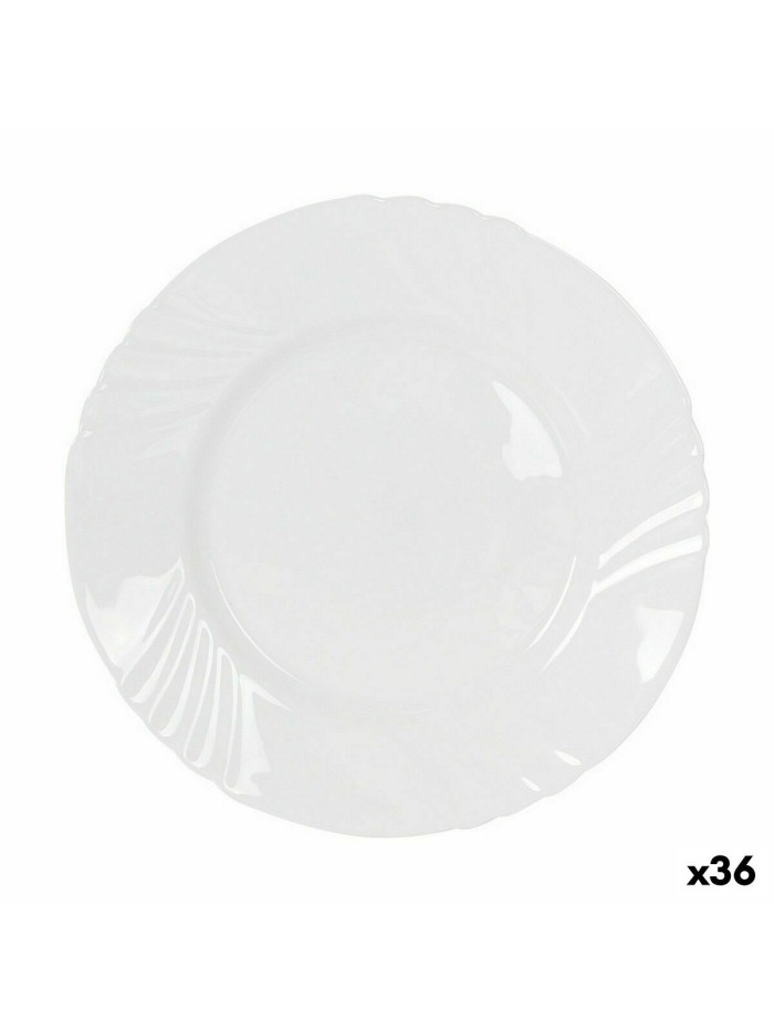 Assiette plate La Mediterránea Everett 25,2 x 25,2 x 2,5 cm (36 Unités)