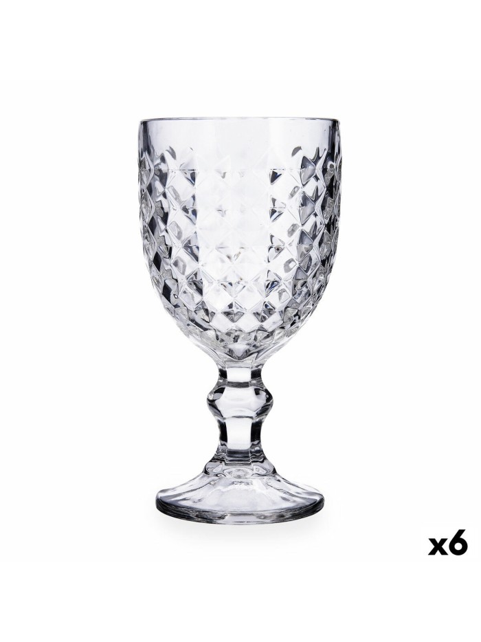 Wineglass Quid Diamond Urban Transparent Glass 340 ml (6 Units)