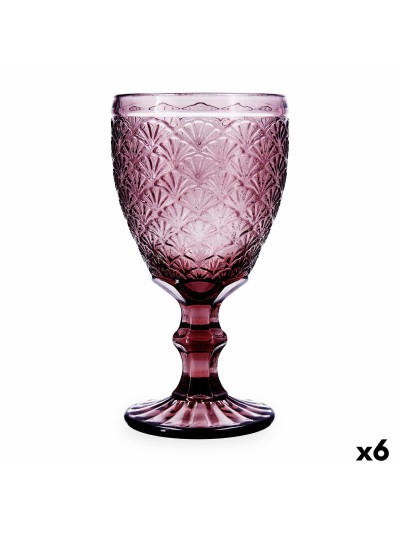 Verre Bidasoa Rose Moon Rose verre 350 ml (6 Unités)