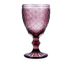 Wineglass Bidasoa Rose Moon Pink Glass 350 ml (6 Units)