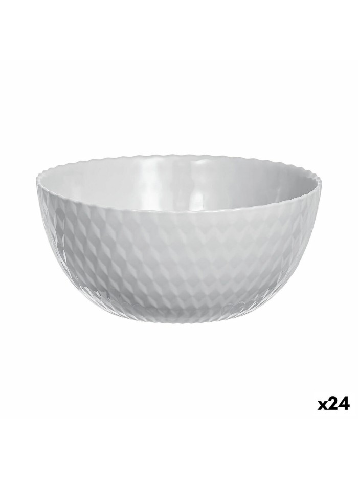 Bowl Luminarc Pampille Grey Glass 13 cm (24 Units)