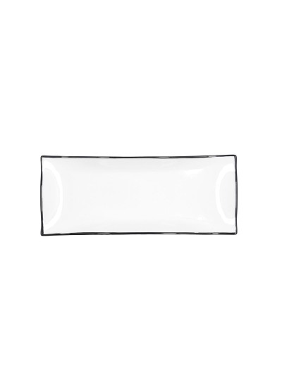 Snack tray Quid Gastro White Ceramic 29,5 x 11 x 3 cm (6 Units)