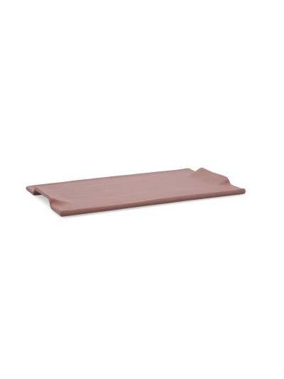 Snack tray Quid Mineral Gres Terracotta Ceramic 30 x 18 cm (6 Units)