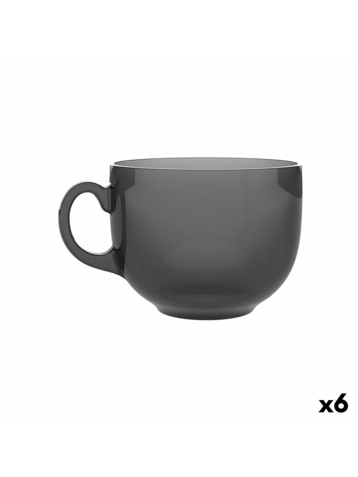 Tasse Luminarc Alba Gris verre 500 ml (6 Unités)