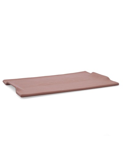 Bandeja de Aperitivos Quid Mineral Gres Terracota Cerámica 35 x 23 cm (6 Unidades)
