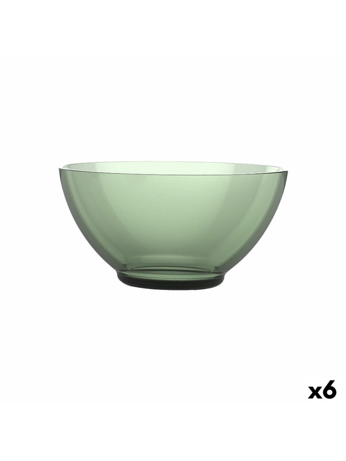 Bowl Luminarc Alba Green Glass 500 ml (6 Units)