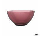 Bowl Luminarc Alba Terracotta Glass 500 ml (6 Units)