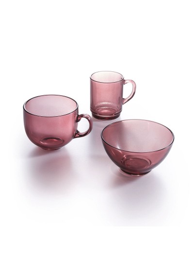 Bowl Luminarc Alba Terracotta Glass 500 ml (6 Units)