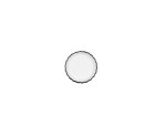Snack tray Quid Gastro White Black Ceramic 10,5 x 3 cm (12 Units)