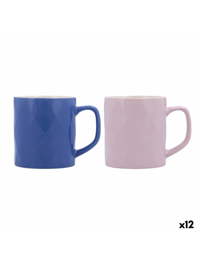 Cup Quid Rhombus Ceramic 330 ml (12 Units)