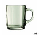 Cup Luminarc Alba Green Glass 250 ml (6 Units)