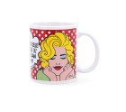 Taza Quid Pin Up Cómics Multicolor Cerámica 330 ml (12 Unidades)