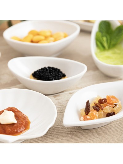 Bandeja de Aperitivos Quid Select Blanco Plástico 17 x 9,5 x 2 cm (20 Unidades)