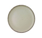 Flat Plate Quid Duna Green Ceramic 26,5 x 2,8 cm (6 Units)