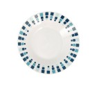 Assiette creuse Quid Simetric Bleu Céramique 20 cm (12 Unités)